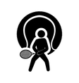 ball tennis sport design vector image