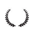floral frame circle silhouette icon design vector image