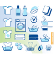 laundry set vector image vector image