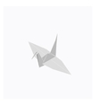 origami bird vector image