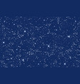 astrological boho banner with shining stars space vector image vector image