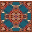 traditional ornamental floral paisley bandanna vector image