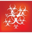 biohazard iconbiological danger vector image vector image