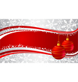 christmas background vector image vector image