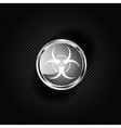 biohazard iconbiological danger vector image vector image