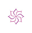 flower icon design vector image