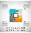business infographic vector image