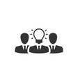 team leader icon vector image vector image