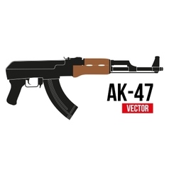 Old short military rifle Royalty Free Vector Image