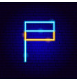 ukraine country flag neon sign vector image vector image
