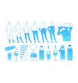 water balance hydration concept vector image