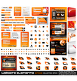 web design elements vector image vector image