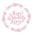happy valentines day card vector image