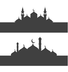 Mosque background Royalty Free Vector Image - VectorStock