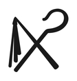 egypt symbols ankh hieroglyph vector image vector image