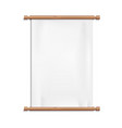 blank scrolls of white paper vector image