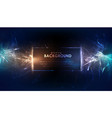 glowing flickering lights vector image vector image