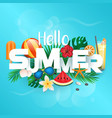 summer background 2018 vector image