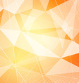 crystal orange hi-tech modern background layout vector image