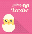 happy easter typographical background vector image vector image