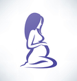 Pregnant woman isolated symbol Royalty Free Vector Image