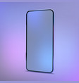 3d realistic colorful smartphone mockup template vector image vector image