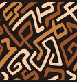 african print fabric seamless tribal pattern vector image vector image