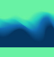 abstract blue and green liquid or fluid shape vector image