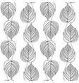 simple natural leaves seamless pattern eps10 vector image vector image