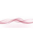 abstract wave flow on white background vector image vector image