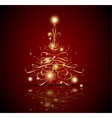 christmas background vector image