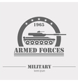 military logo and badges graphic template vector image