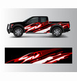 custom livery race rally offroad car vehicle vector image vector image