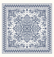 ornament bandana print traditional vector image vector image