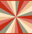sunburst background pattern with a vintage vector image