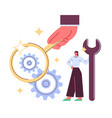 workflow optimization learning and tuning vector image