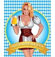 oktoberfest poster design vector image