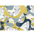 abstract seamless floral linear pattern arabic vector image