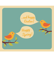 easter greeting card vector image