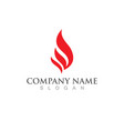 fire flame design vector image vector image