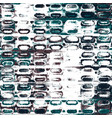 glass tile refraction round rect mosaic pattern vector image vector image
