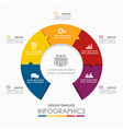 infographic template can vector image