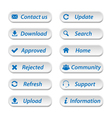 web buttons vector image vector image