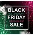 black friday sale background vector image