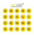 easy icons 31c phones vector image