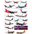 airplanes vector image