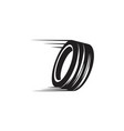 tire icon vector image vector image