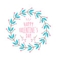 decorative floral frame hand drawn design vector image