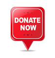 sign donate vector image vector image
