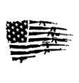 american guns flag design for download vector image vector image